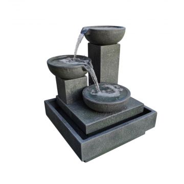 Trio Cascade Fountain Medium (Grey)