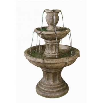 3 Tier Classic Stone Garden Fountain