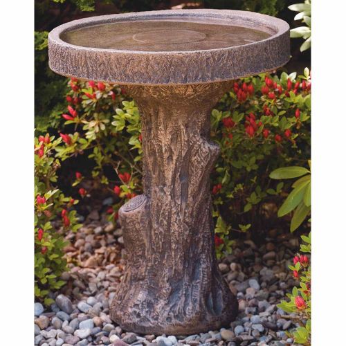 Tree Stump Bird Bath