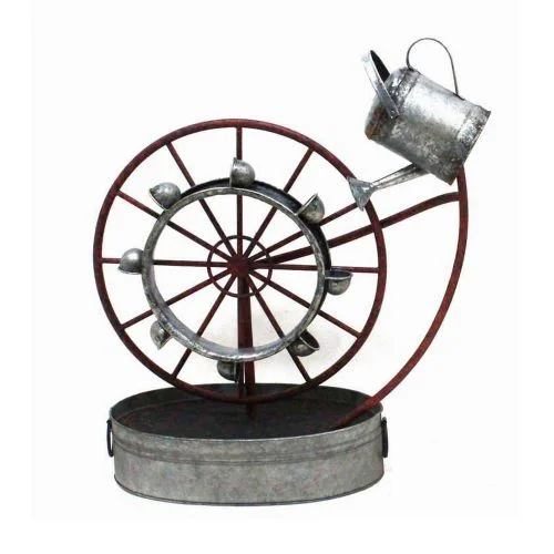 Metal Water Wheel Fountain